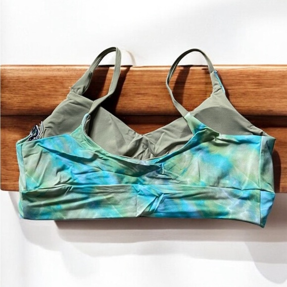 🌻NEW w/tags Prana Small Willow Falls Reversible Swim Top in Mirage Pattern (4) - Picture 4 of 12